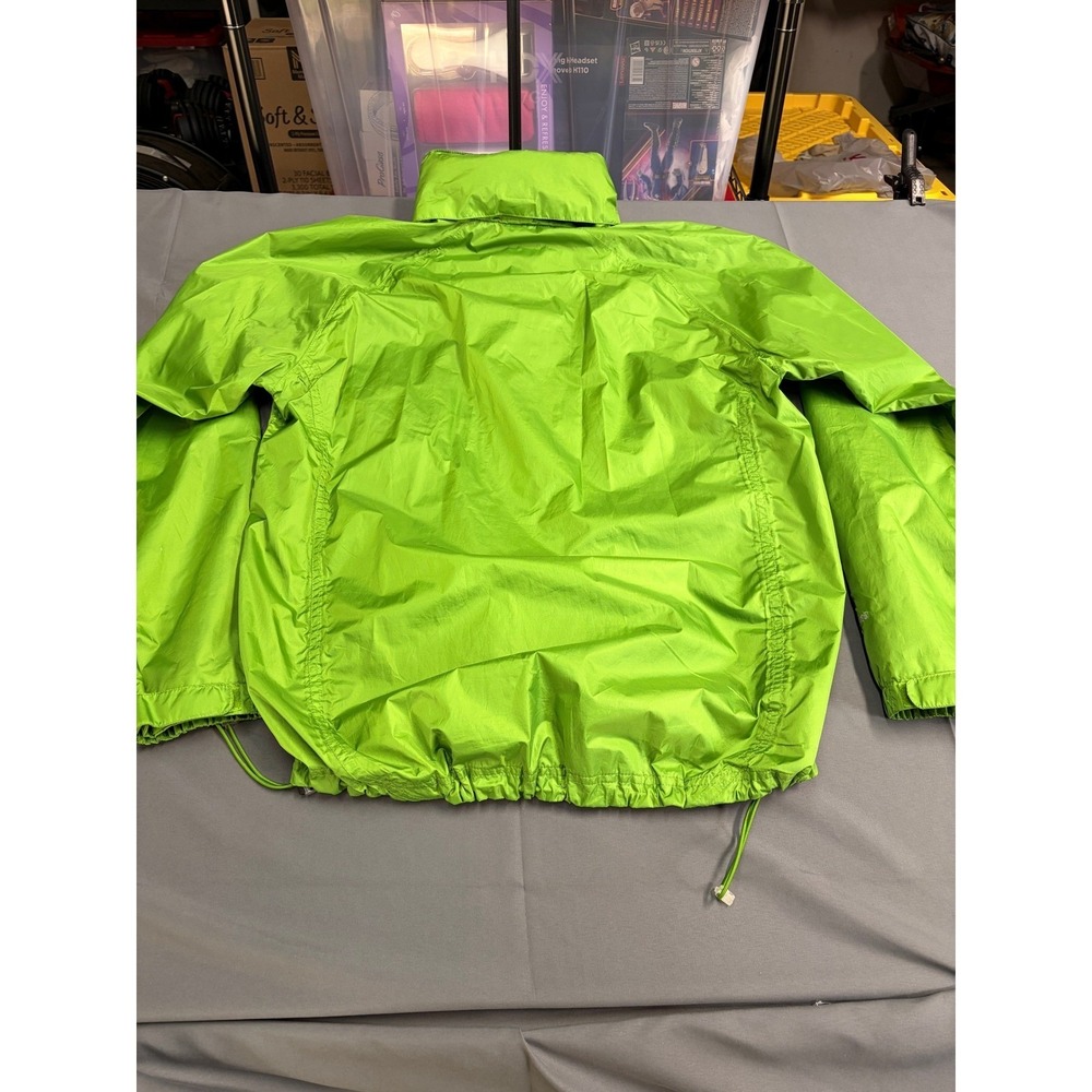 Karrimor Weathertite Outdoor Jacket Mens Lime Green Waterproof Shell 442058, L - Picture 3 of 14